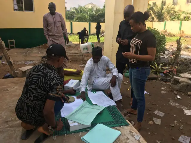 Ọkan lara ibudo idibo kika