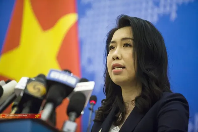 Người phát ngôn Bộ Ngoại giao Việt Nam Lê Thị Thu Hằng.