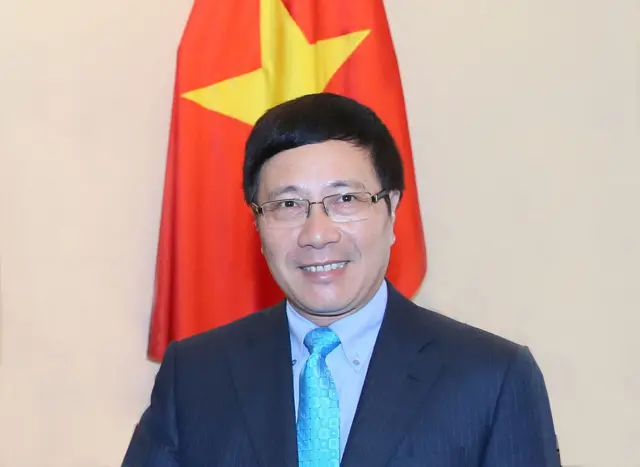 Phó Thủ tướng kiêm Bộ trưởng Ngoại giao Việt Nam Phạm Bình Minh