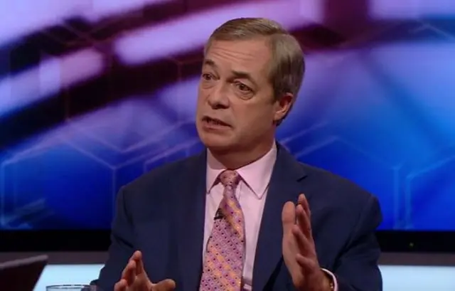 Brexit Partisi lideri Nigel Farage