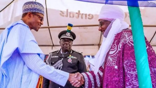 Buhari yana gaisa wa da Sarki Sanusi