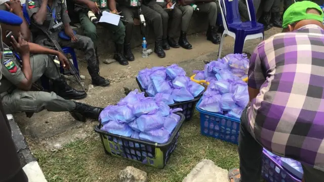 Aworan ounje ti wọn pese fun awọn agbofinro