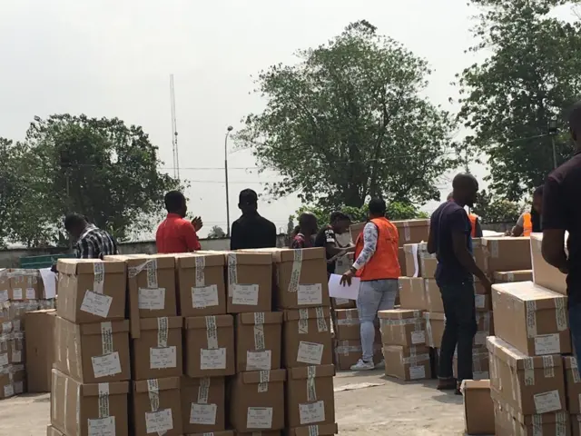 Ọgba Banki apapọ Naijiria ni INEC ti pin eroja idibo l'Ondo