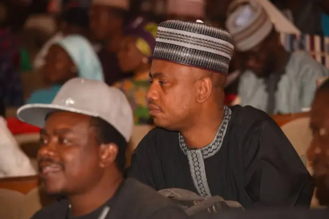 Ma'aikatan BBC a wurin muhawara