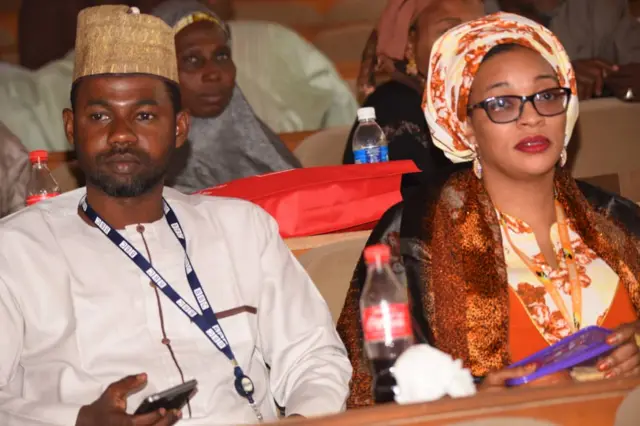 Ma'aikatan BBC a wurin muhawara