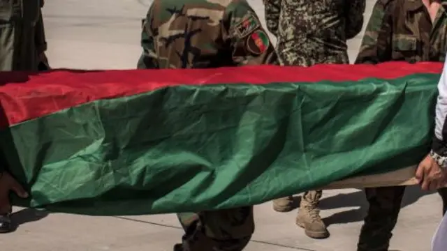 جسد نیروی امنیتی افغان