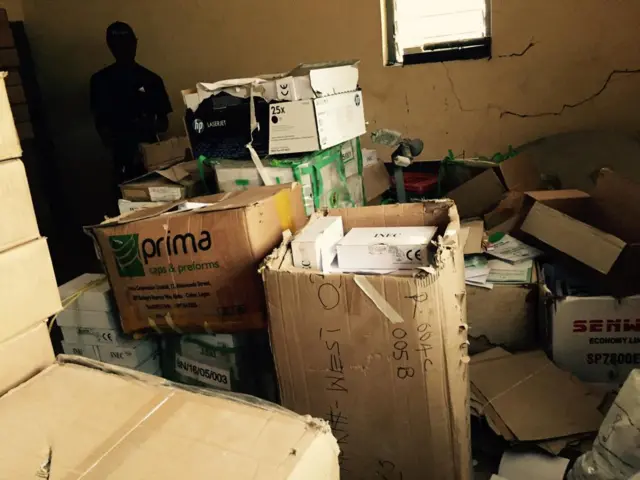 Some of di election material for Gboko and Takar local government area.