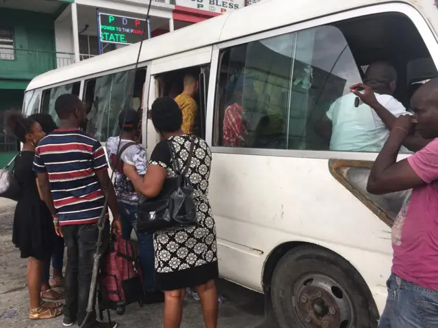 One of di Free bus Rivers provide for voters to Andoni local goment