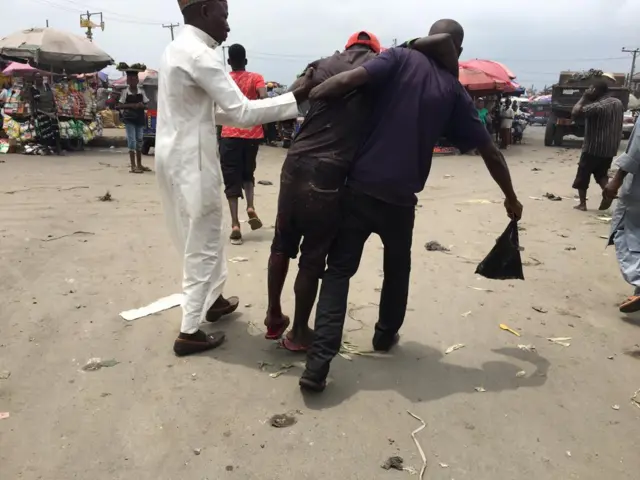 Shooting dey happun near INEC office for Bayelsa