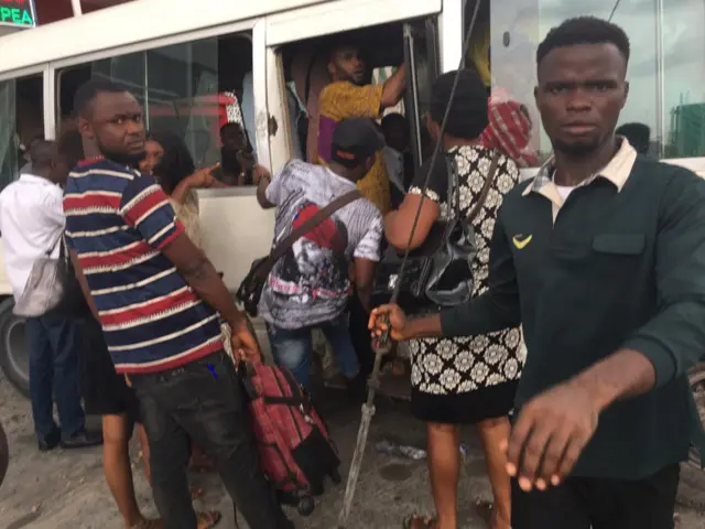 Di bus go still being dem come back to Port Harcourt after di election
