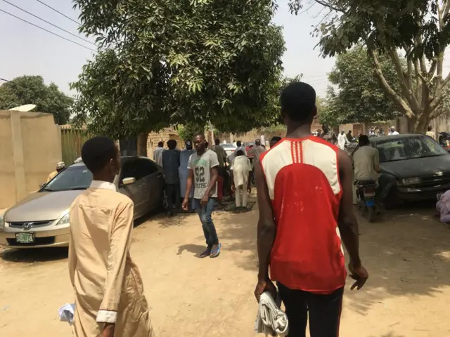 special Friday prayer for for peaceful elections inside Kano northwest Nigeria