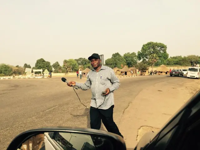Wakilin BBC Abdulsalam Ibrahim Ahmed kenan a Makurdin jihar Benue