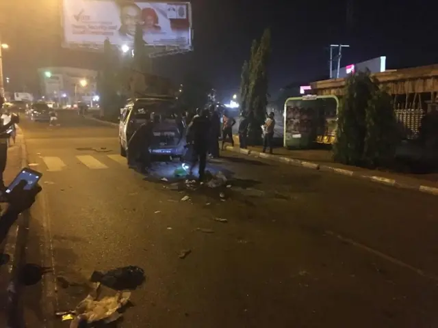 Di site of di explosion