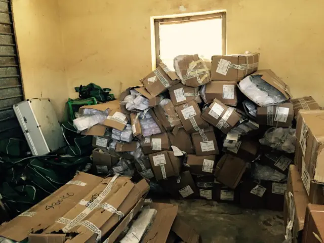 Some of di election material for Gboko and Takar local government area.