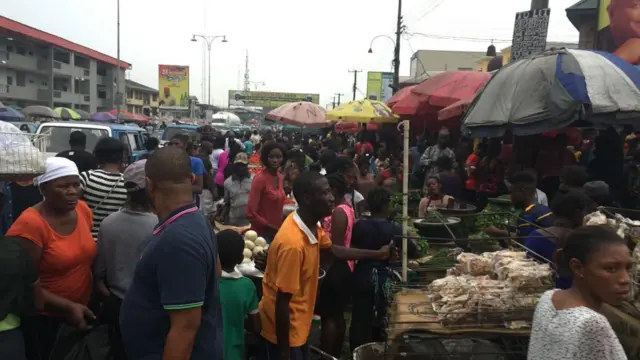 Pipo dey market for Afikpo, Mile one Diobu, Port Harcourt Rivers state