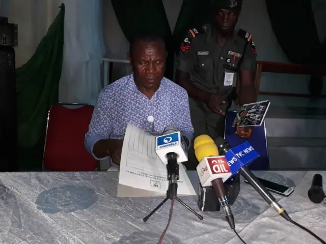INEC REC for Cross Rivers Dr Frankland Briyai