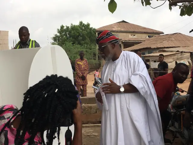 Rotimi Akeredolu ati iyawo rẹ
