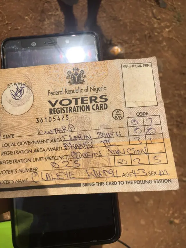 Kaadi idibo atijọ