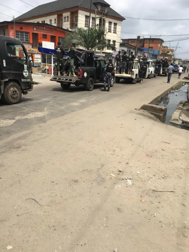 Awọn agbofinro n lọ pẹtu si aawọ