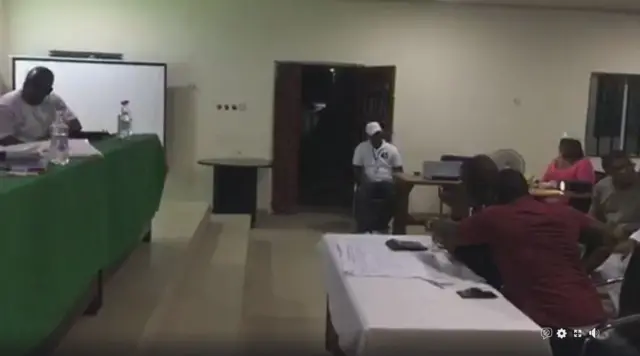 Onyeisi Inec gwara 'collation officer' ka ọ gbakọharịa ihe  o nwetara n'ebe ọ rụrụ ọrụ
