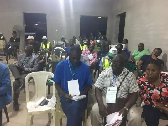 NEC officials, observers, security officials and journalists for Makurdi