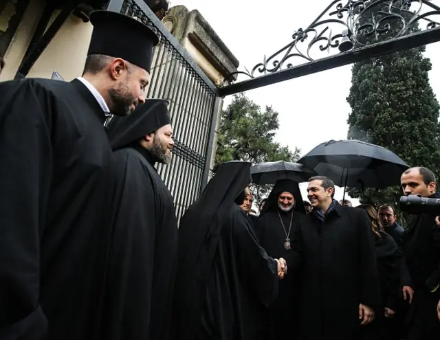 Yunanistan Başbakanı Aleksis Çipras, Ruhban Okulu'nda