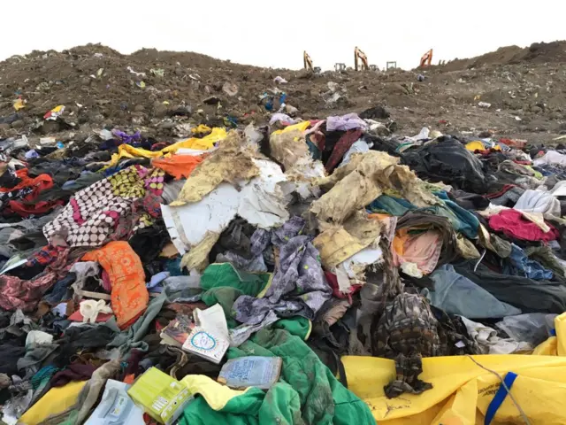 ኣብ ቦታ ሓደጋ ዝተረኽበ ጨርቀመርቂ ዝበዝሖ ንብረት ተጓዓዝቲ