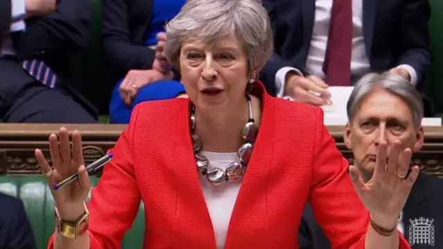 Мэй в парламенте