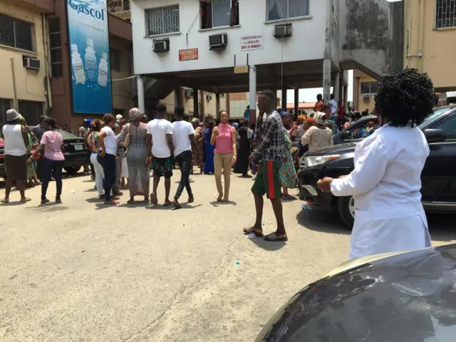 Family gada for front of Island General Hospital