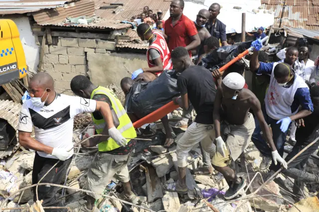 Di scene of di incident