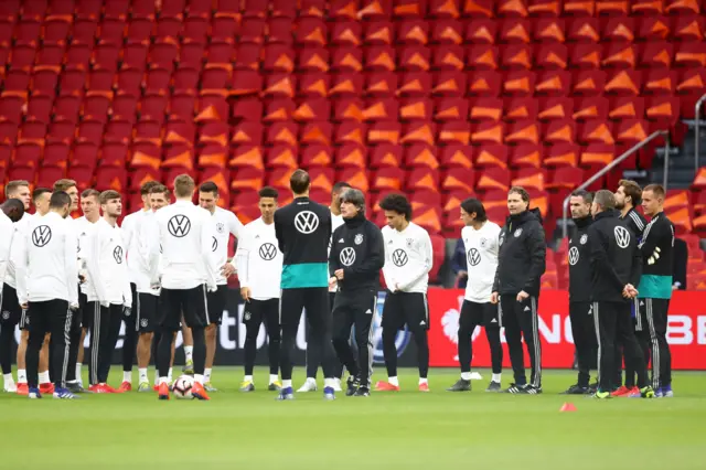 حصة تدريبية للمنتخب الألماني