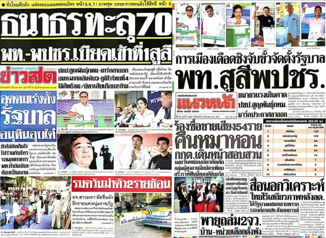 หน้าหนึ่งหนังสือพิมพ์