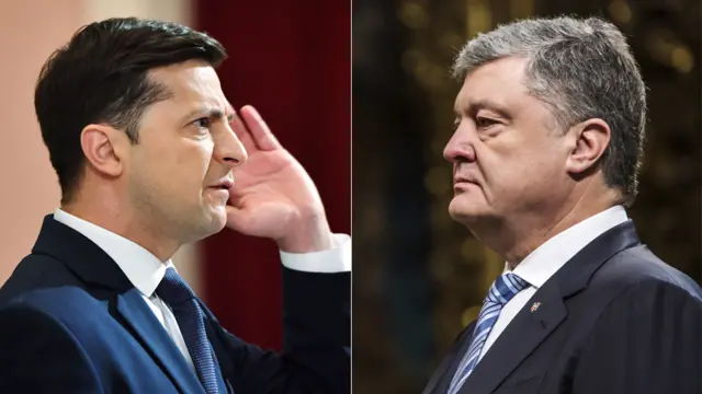 Зеленський та Порошенко