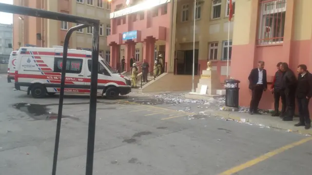 yangın çıkan okul