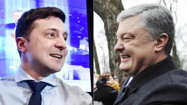 Зеленський та Порошенко