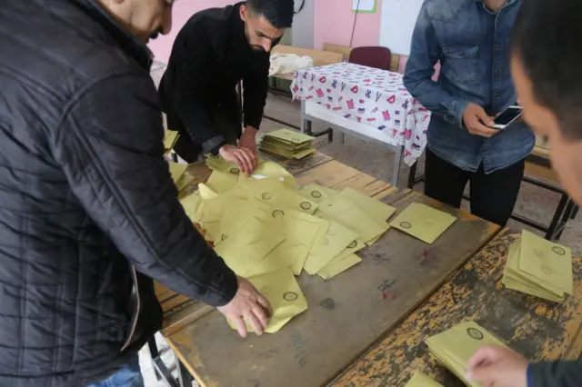 oy sayımı