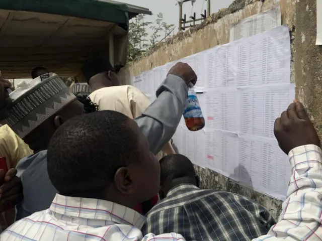 Pipo wey dey check di list