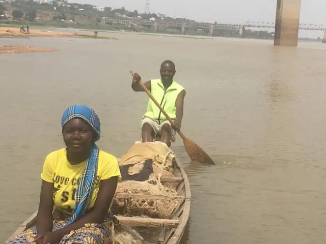 Fisher man and woman
