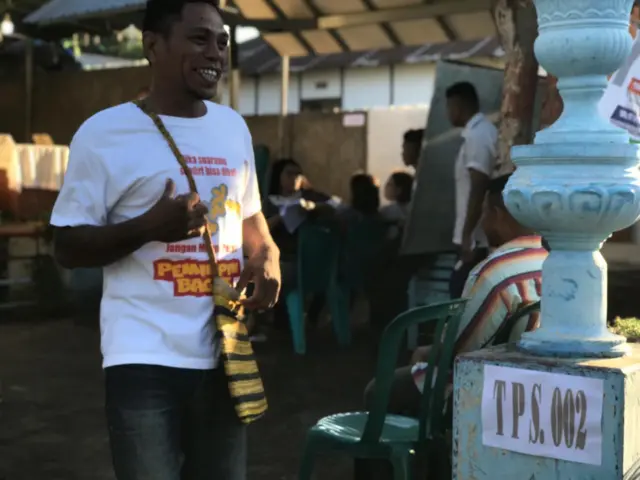 Pencoblosan di Larantuka