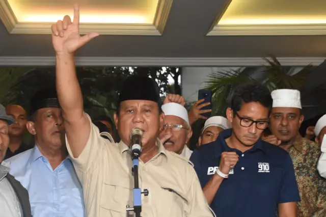 Prabowo Subianto dan Sandiaga Uno