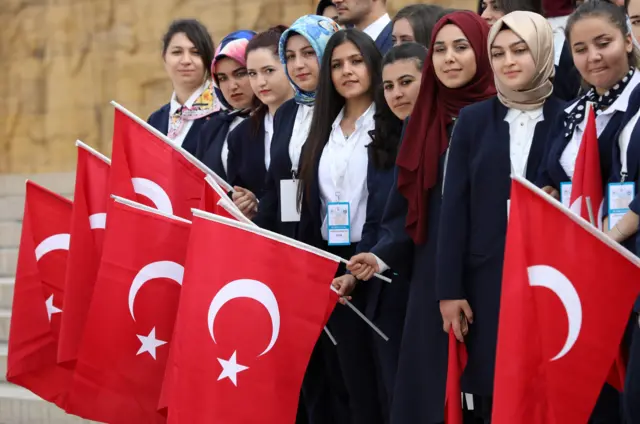 Geçen yıl 19 Mayıs'ta Anıtkabir'deki kutlamalardan bir kare