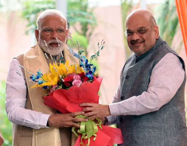 અમિત શાહ અને નરેન્દ્ર મોદી