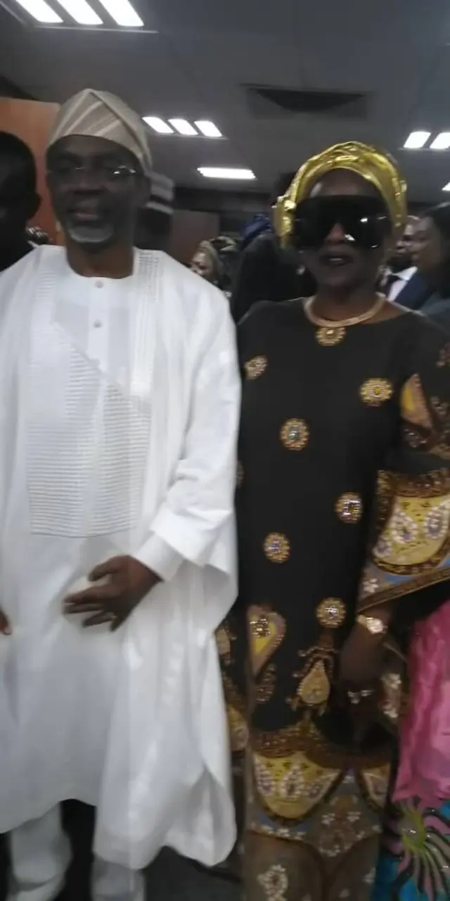 Femi Gbajabiamila and im wife