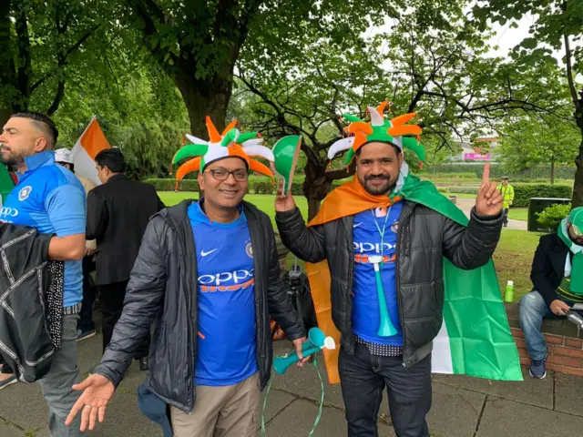 ભારતીય પ્રશંસકની તસવીર