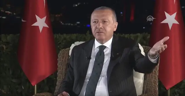 Erdoğan yayın