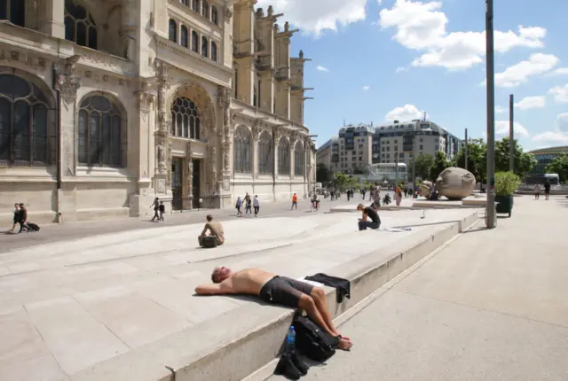 موجة الحر في فرنسا