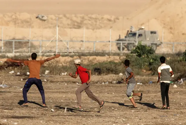 تظاهرات في غزة