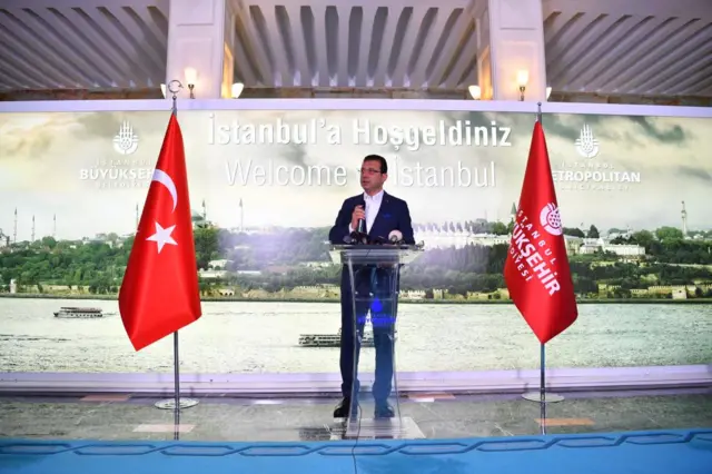 İstanbul Büyükşehir Belediye Başkanı Ekrem İmamoğlu