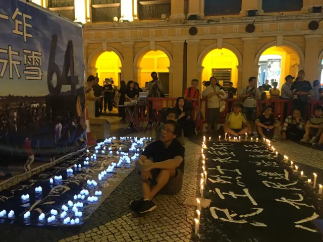 澳門的六四晚會
