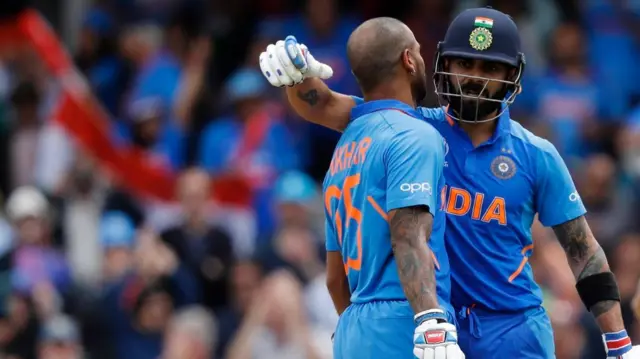 Virat Kohli and Shikhar Dhawan